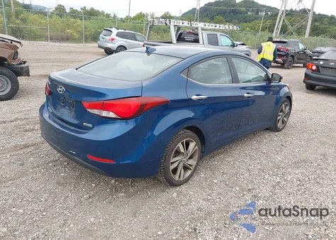 2014 Hyundai Elantra Limited z USA, uszkodzony, nr VIN KMHDH4AE4EU160793